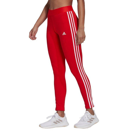 Legginsy damskie adidas Loungwear czerwone H07772
