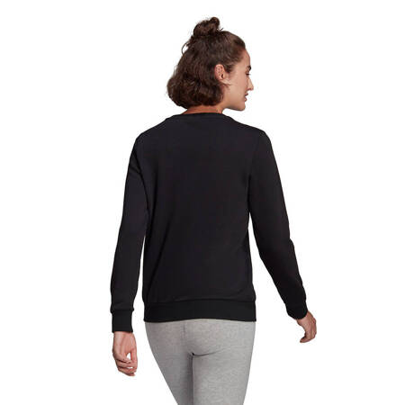 Bluza damska adidas Essentials Linear Sweatshirt czarna GL0718
