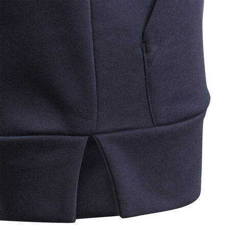 Bluza dla dzieci adidas Linear CB Hooded Fleece czerwono-granatowa GD6331