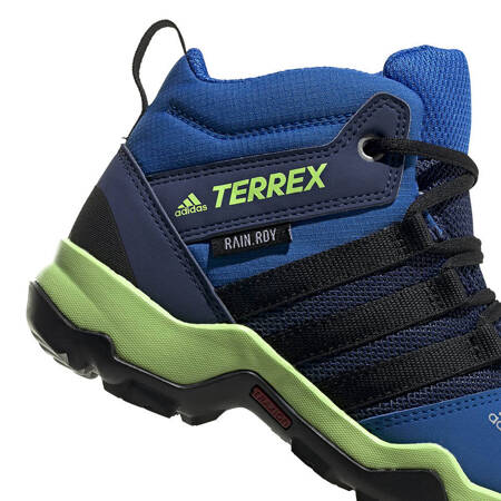 Buty dla dzieci adidas Terrex AX2R MID R.RDY K niebiesko-granatowe EF2246