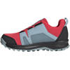 Buty dla dzieci adidas Terrex Agravic BOA czerwono-szare EE8476