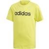 Koszulka adidas Essentials Linear Tee żółta JR DV1812