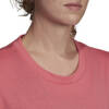 Koszulka damska adidas W Essentials Linear Slim T różowa EI0699
